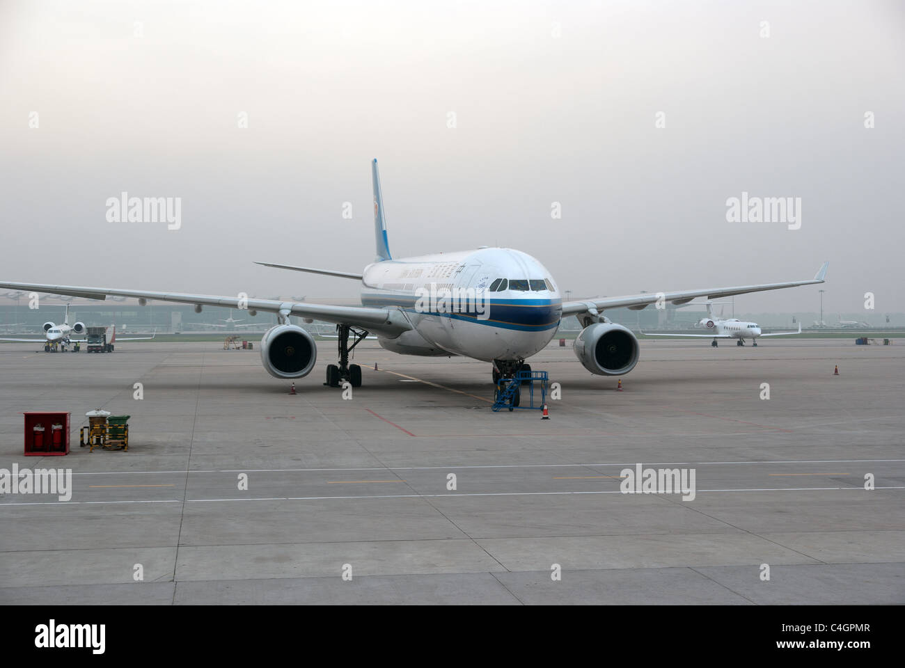 Airplane of China Southern Airlines Stock Photo