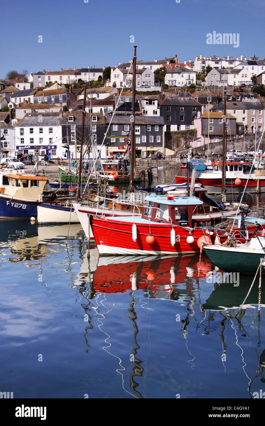 Mevagissey,Cornwall,West Country,England,UK Stock Photo