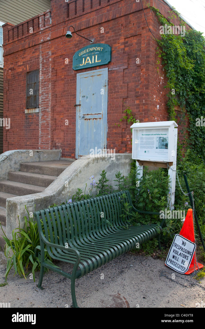 Greenport Jail museum Stock Photo Alamy