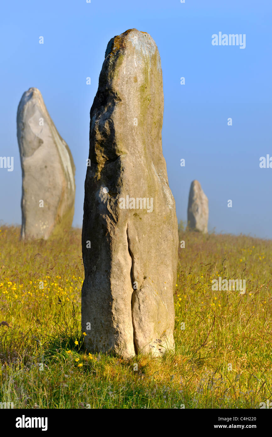 Three Stones - Avebury, Wiltshire Stock Photo