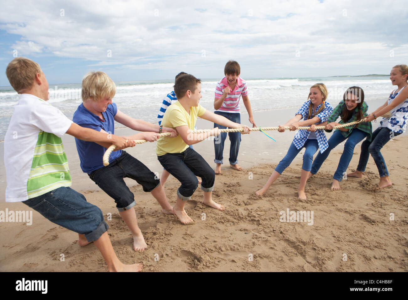 Tug Of War Team High Resolution Stock Photography and Images - Alamy