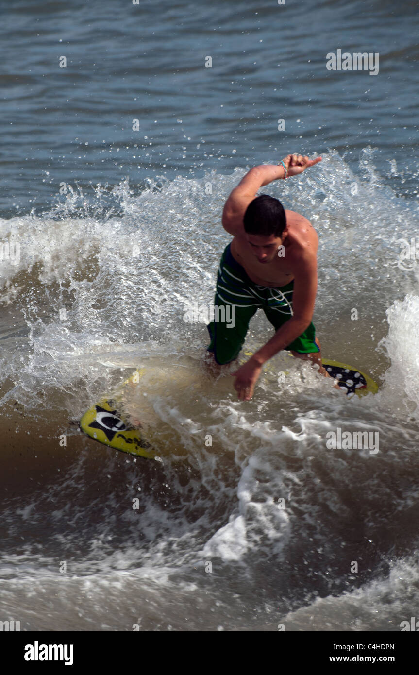 Andrea Bocchi, Italian Champion of skimboard Stock Photo Alamy