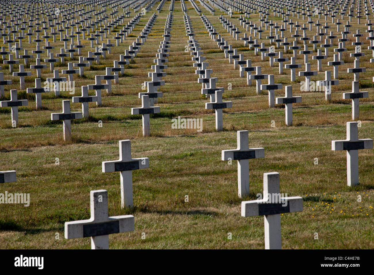 La Targette French First World War cemetery near Vimy Ridge in France