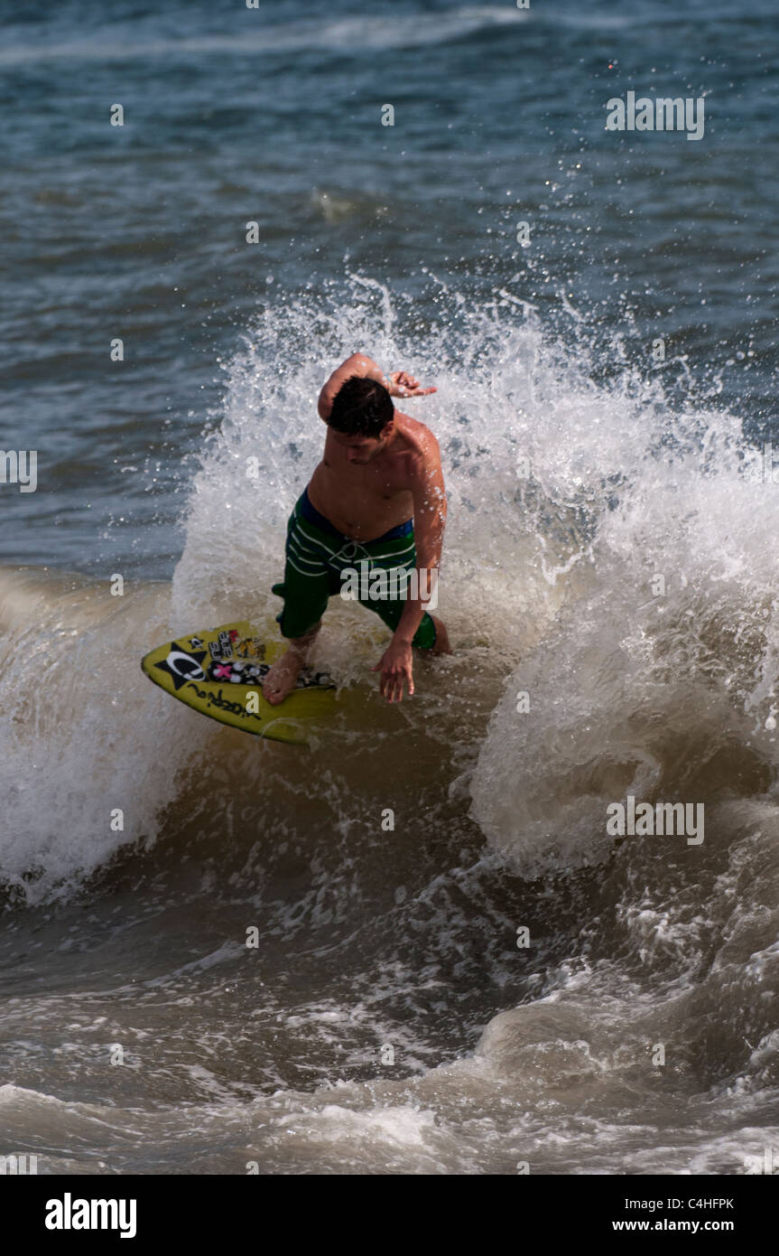 Andrea Bocchi, Italian Champion of skimboard Stock Photo Alamy