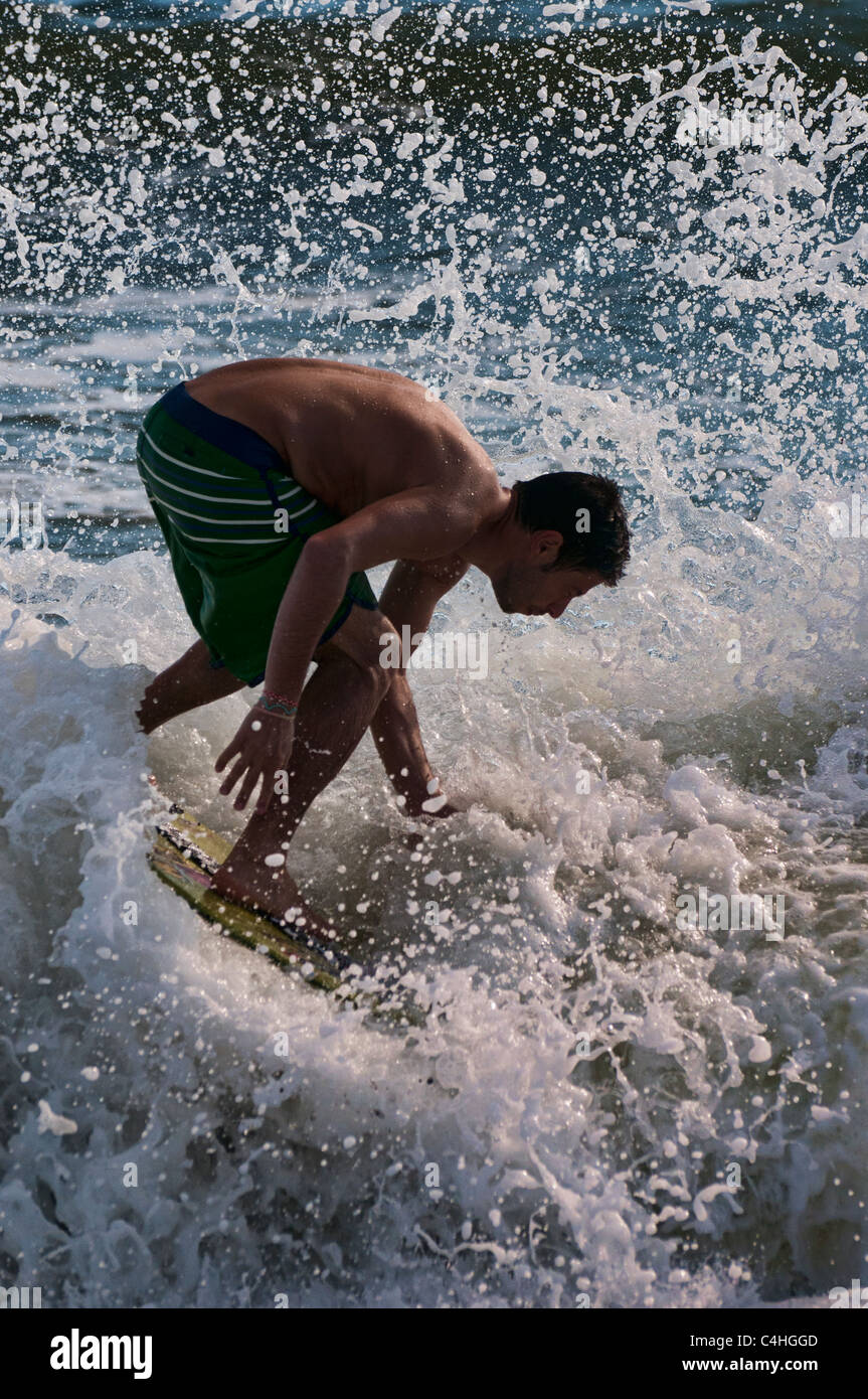 Andrea Bocchi, Italian Champion of skimboard Stock Photo Alamy