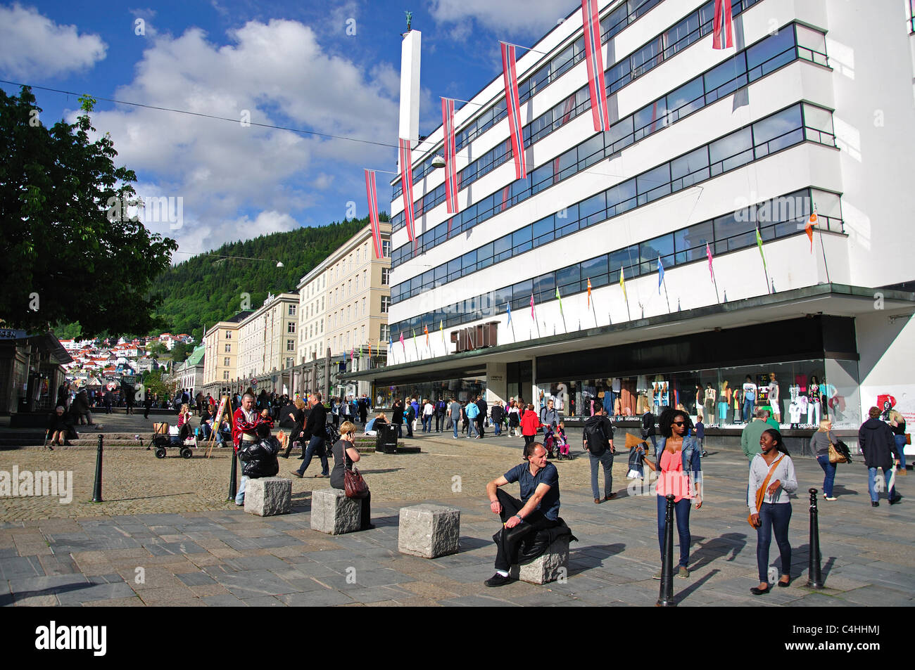 Sundt Shopping Centre, Torgalmenningen, Bergen, Hordaland County, Vestlandet Region, Norway Stock Photo