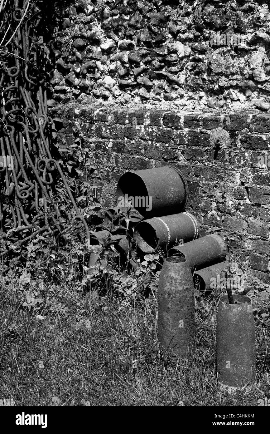 Remains first world war trenches Black and White Stock Photos & Images ...