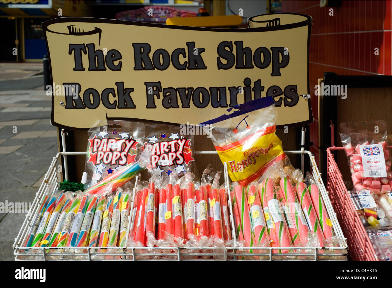 Sticks of seaside rock hires stock photography and images Alamy