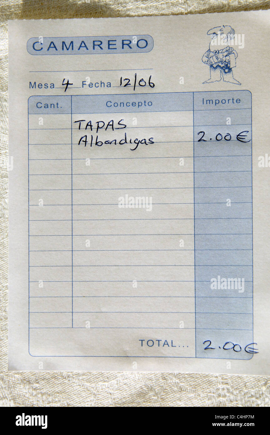 receipts in spanish receipts in spanish