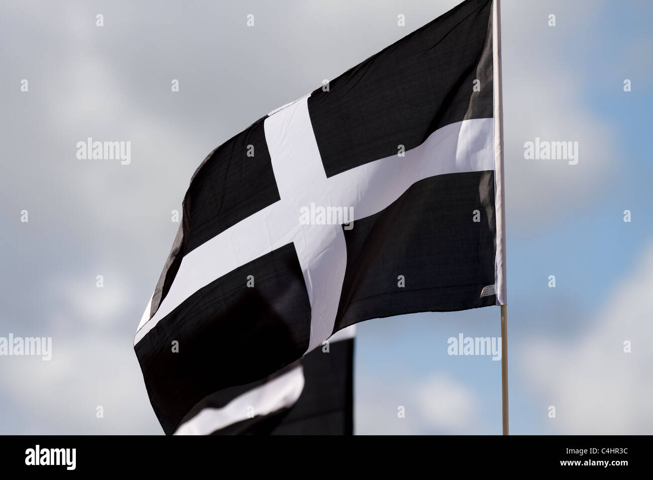 White cross on a black background hires stock photography and images