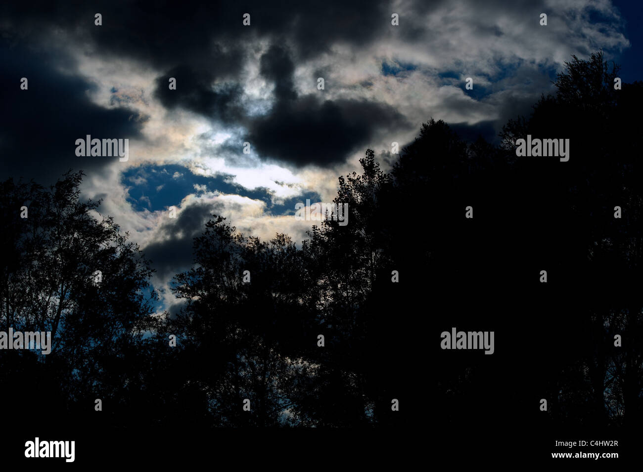stormy weather close to sunset Stock Photo - Alamy