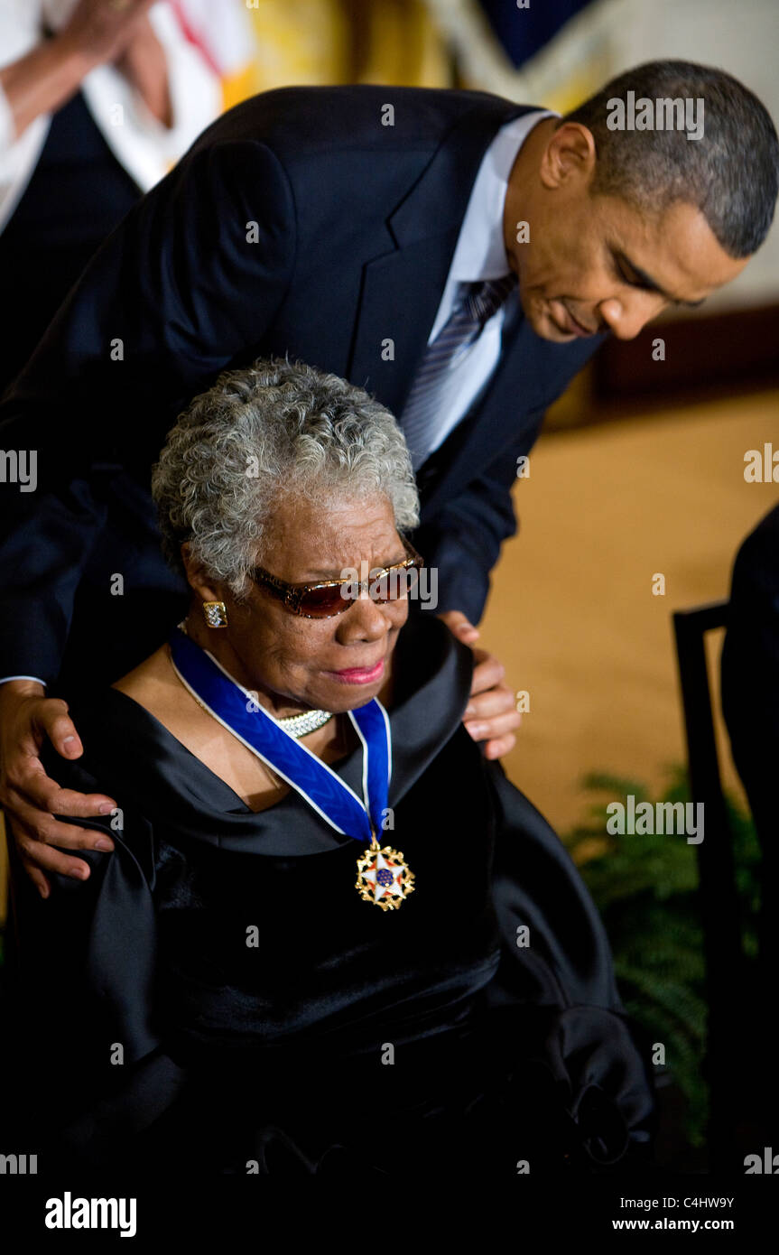 Maya angelou medal of freedom hires stock photography and images Alamy
