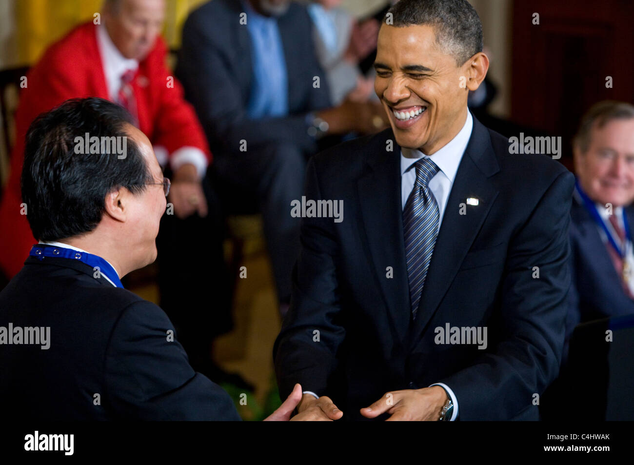 President Barack Obama presents the Presidential Medal of Freedom