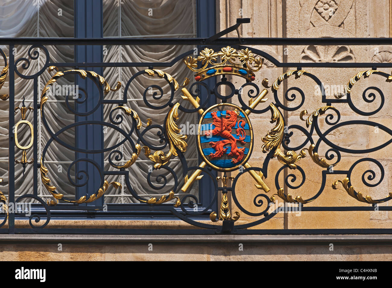 grossherzogliches Palais Luxemburg | Grand Ducal Palace Luxembourg Stock Photo
