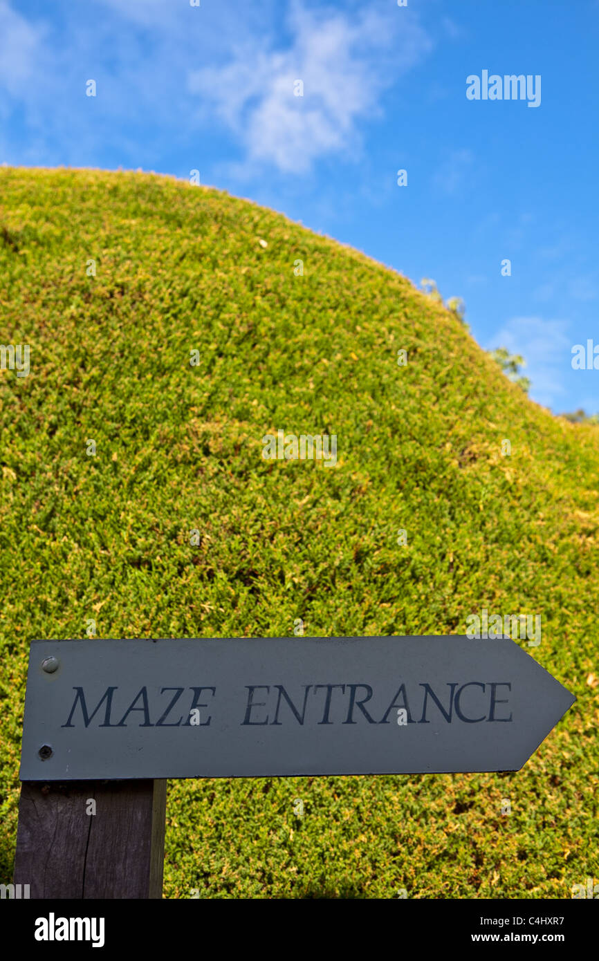 Maze, Redhill, Australia Stock Photo Alamy