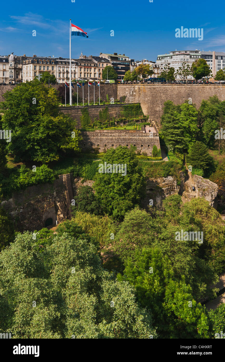 Blick auf Luxemburg | View to Luxembourg Stock Photo