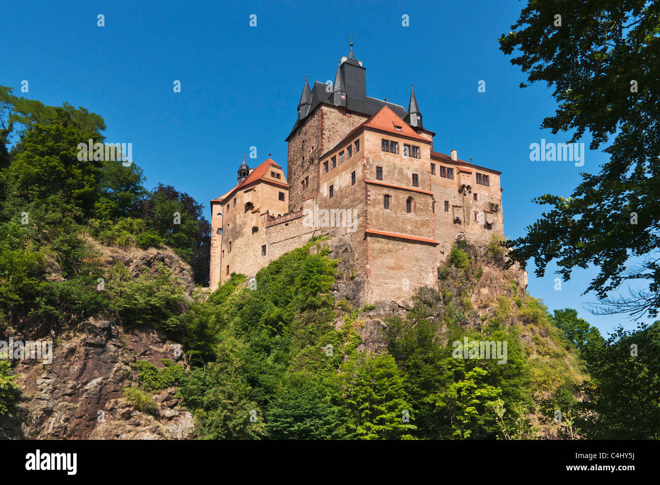 Burg Kriebstein | Kriebstein Castle Stock Photo