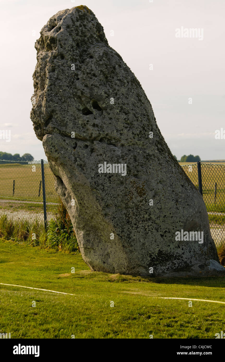 The Heelstone at Stonehenge Stock Photo