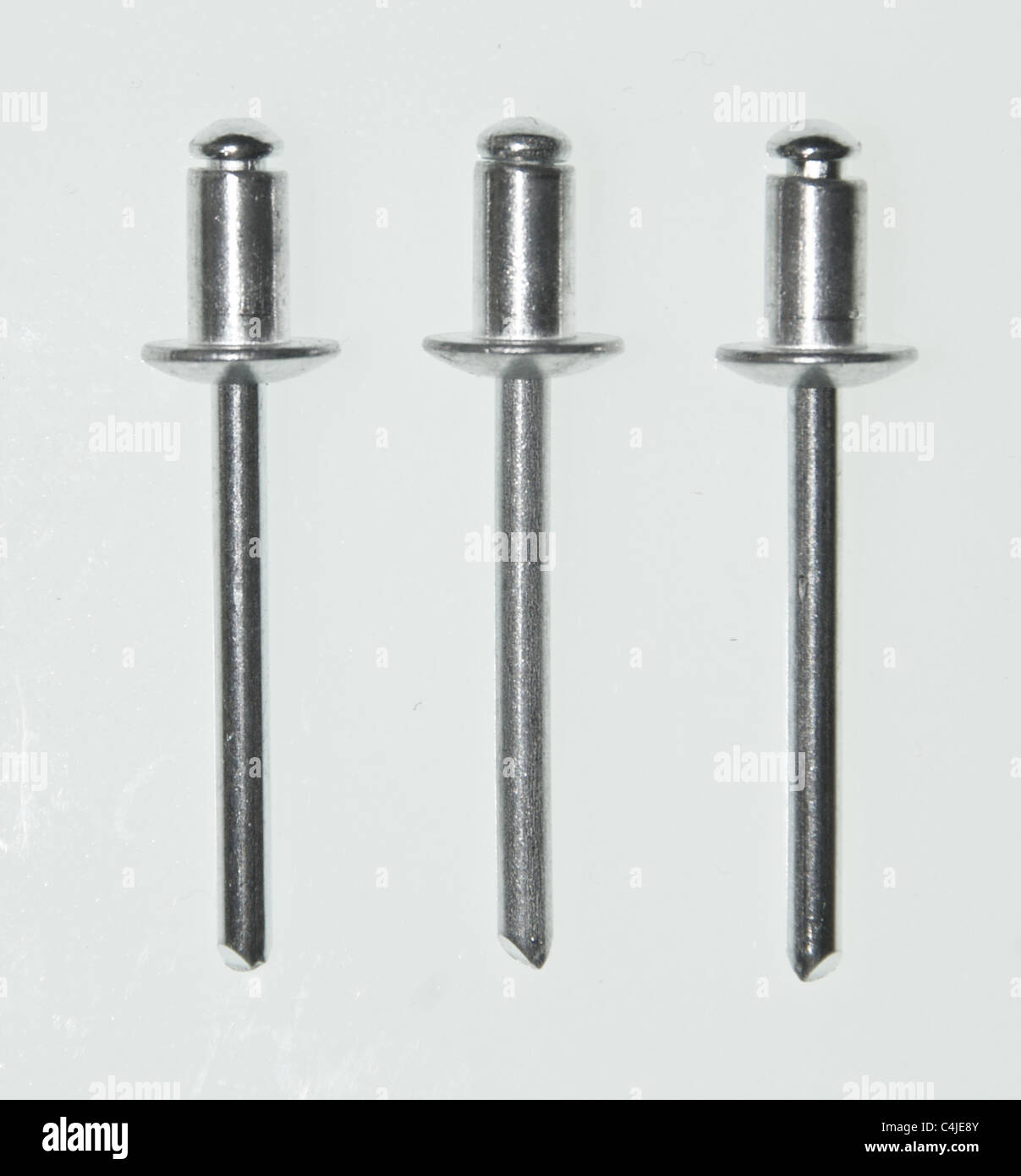 Pop rivets for metal fabrication Stock Photo - Alamy