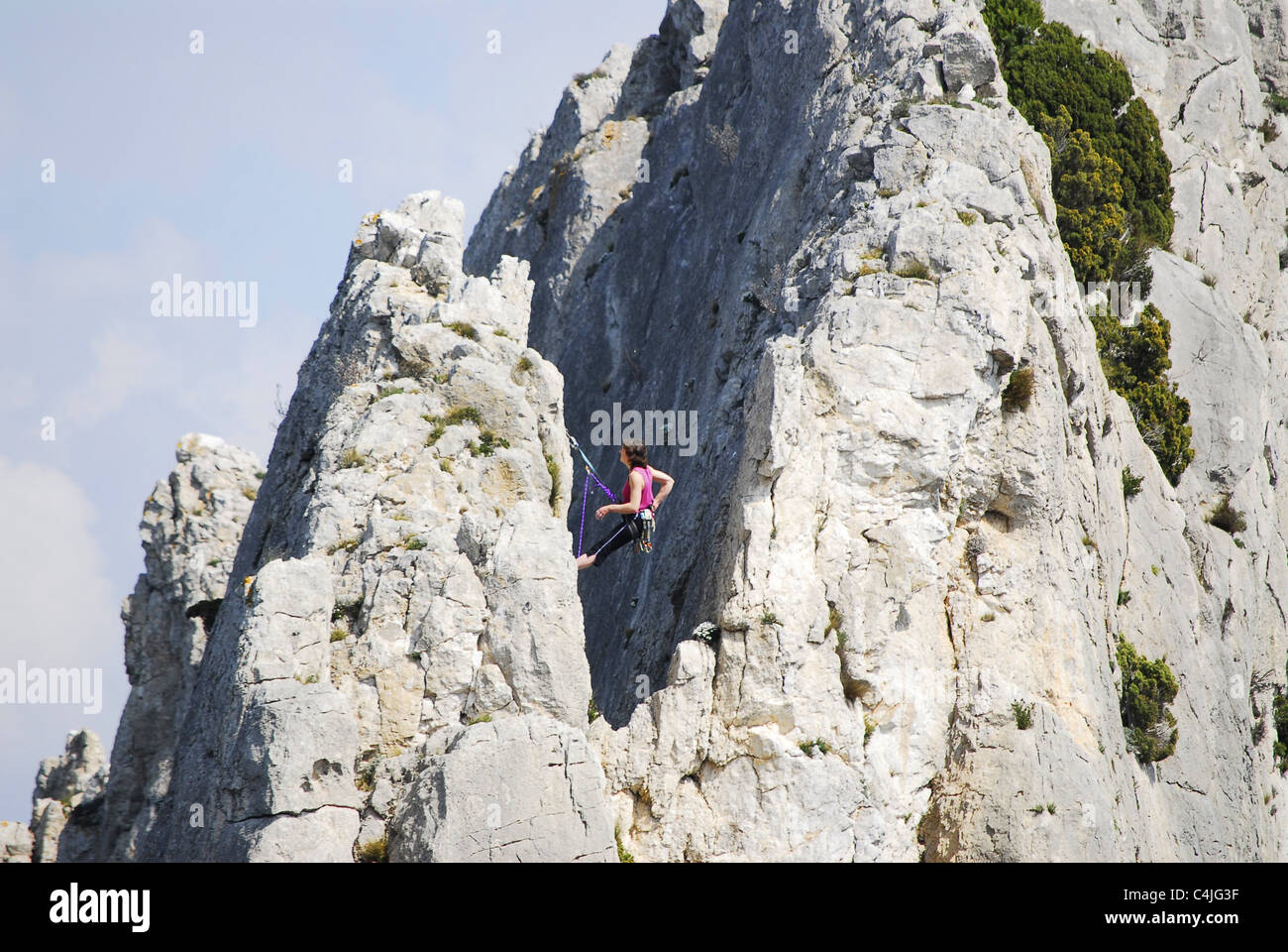 climbing Stock Photo