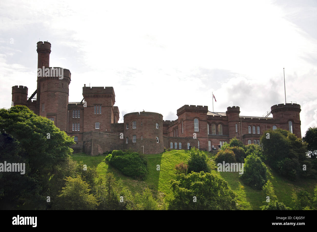 Inverness Castle, Inverness, Highland, Scotland, United Kingdom Stock Photo