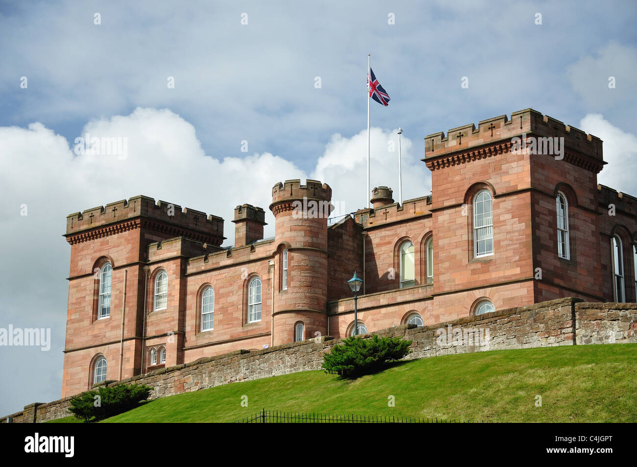Inverness Castle, Castle Hill, Inverness, Highland, Scotland, United Kingdom Stock Photo