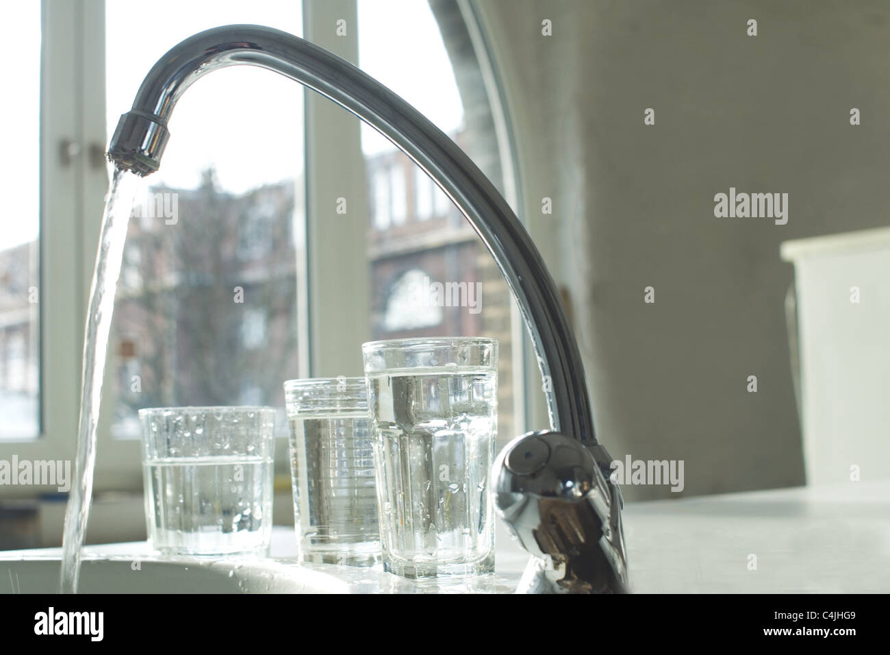 tap water Stock Photo