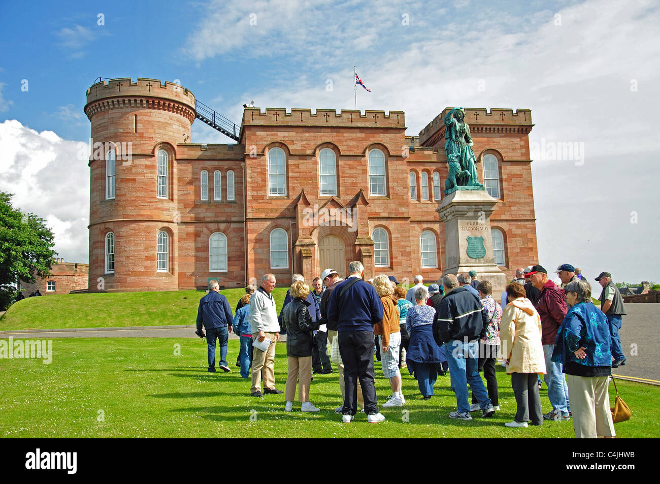 Inverness Castle, Castle Hill, Inverness, Scottish Highlands, Scotland, United Kingdom Stock Photo
