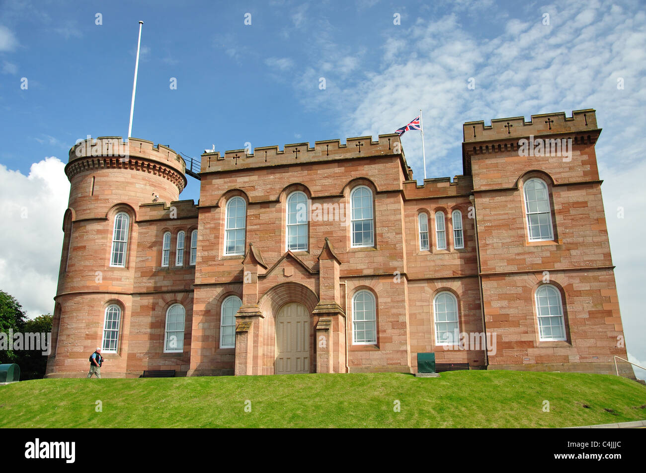 Inverness Castle, Castle Hill, Inverness, Highland, Scotland, United Kingdom Stock Photo