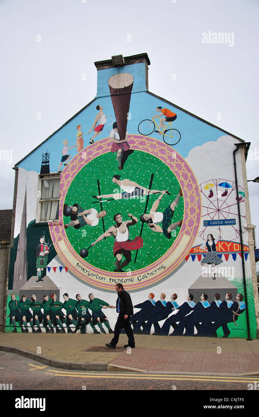 Wall mural high street invergordon scottish highlands scotland u hires