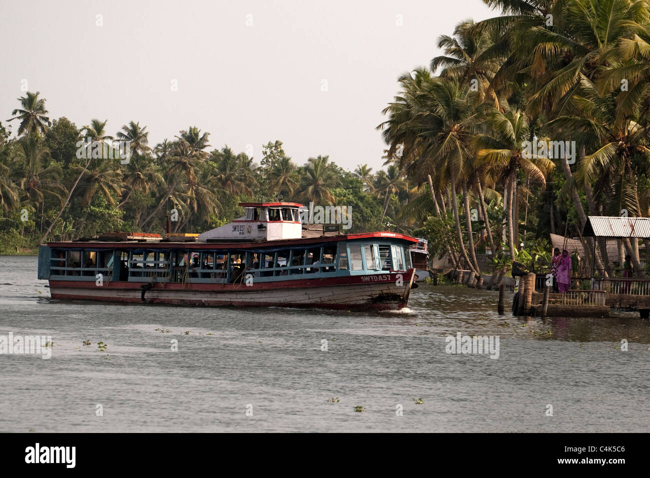 Boat jetty alleppey kerala india hires stock photography and images
