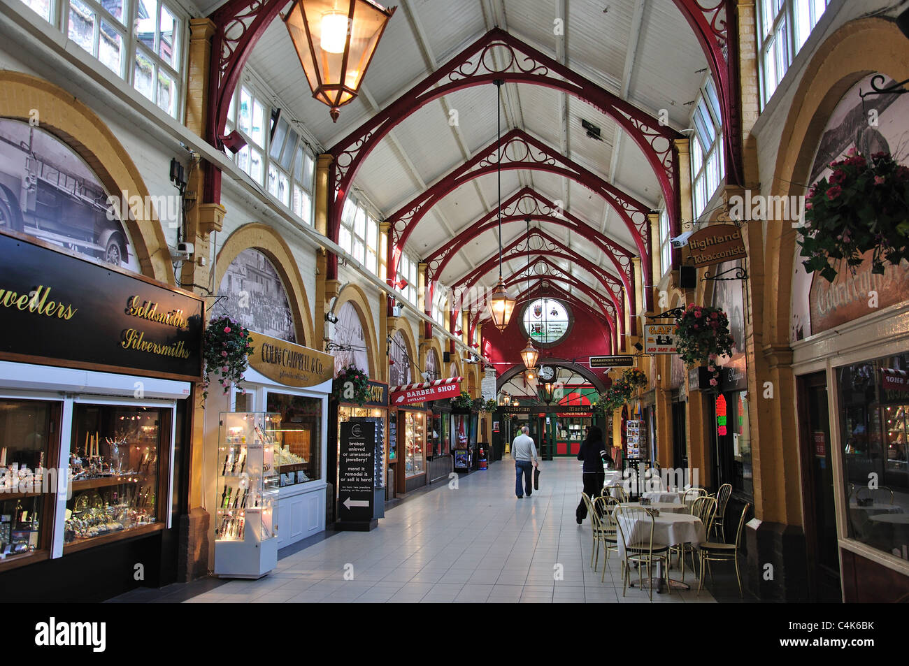 Victorian Market Arcade, Academy Street, Inverness, Scottish Highlands, Scotland, United Kingdom Stock Photo