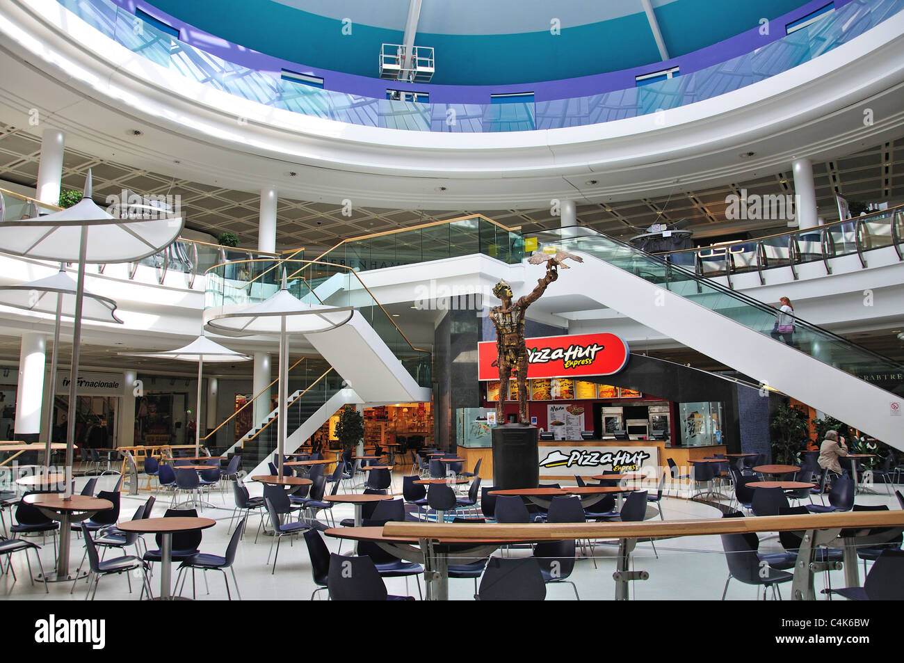 Interior view of Eastgate Shopping Centre, High Street, Inverness, Scottish Highlands, Scotland, United Kingdom Stock Photo