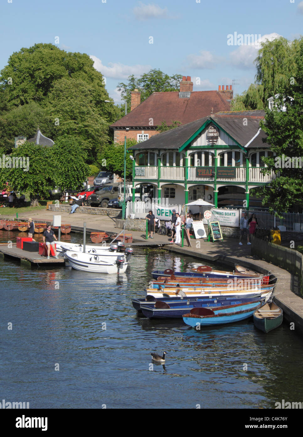 Thai Boathouse Restaurant Stratford upon Avon Stock Photo