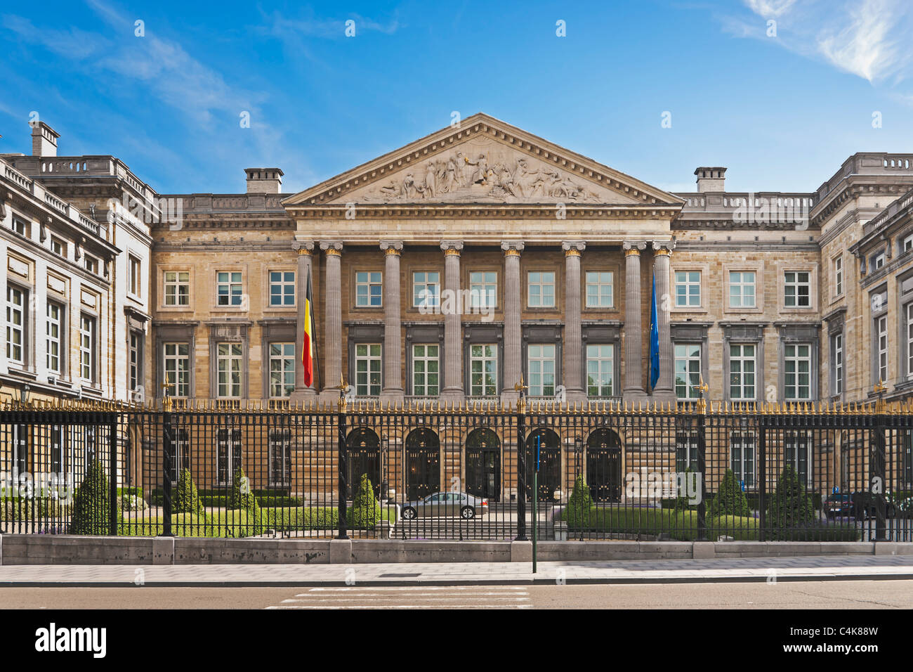 Palast der Nation, Brüssel |  Palace of the Nation, Brussels Stock Photo
