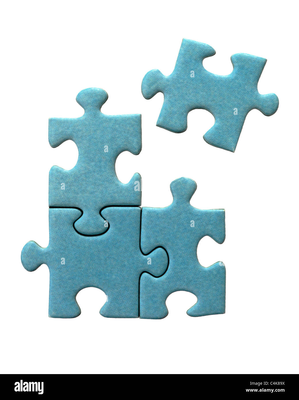 Jigsaw 4 pieces hi-res stock photography and images - Alamy