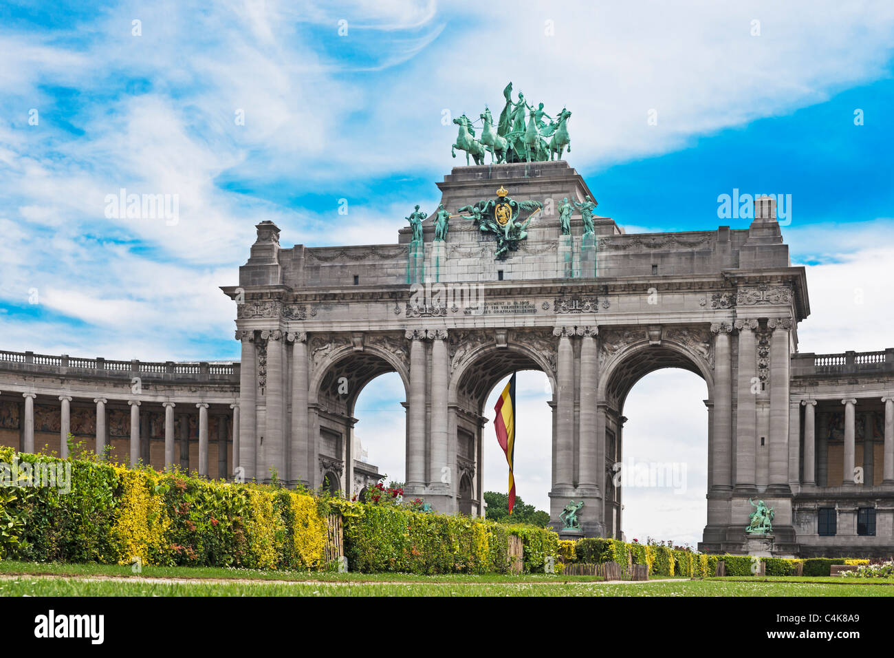 Triumphbogen, Brüssel | triumphal arch Brussels Stock Photo