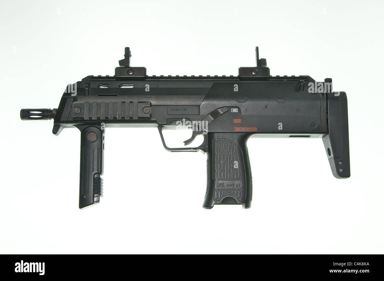 The MP7 is a German submachine gun manufactured by Heckler