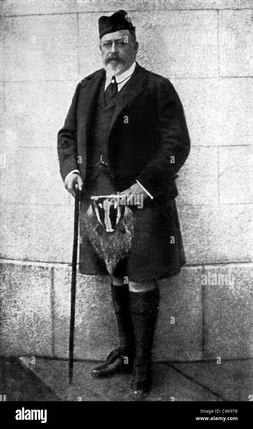 KING EDWARD VII KING OF ENGLAND 1901 1910 R 01 May 1902 Stock Photo