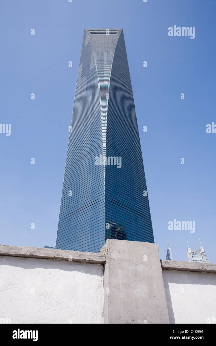 The 'Shanghai World Financial Center' the highest building of Shanghai, China Stock Photo