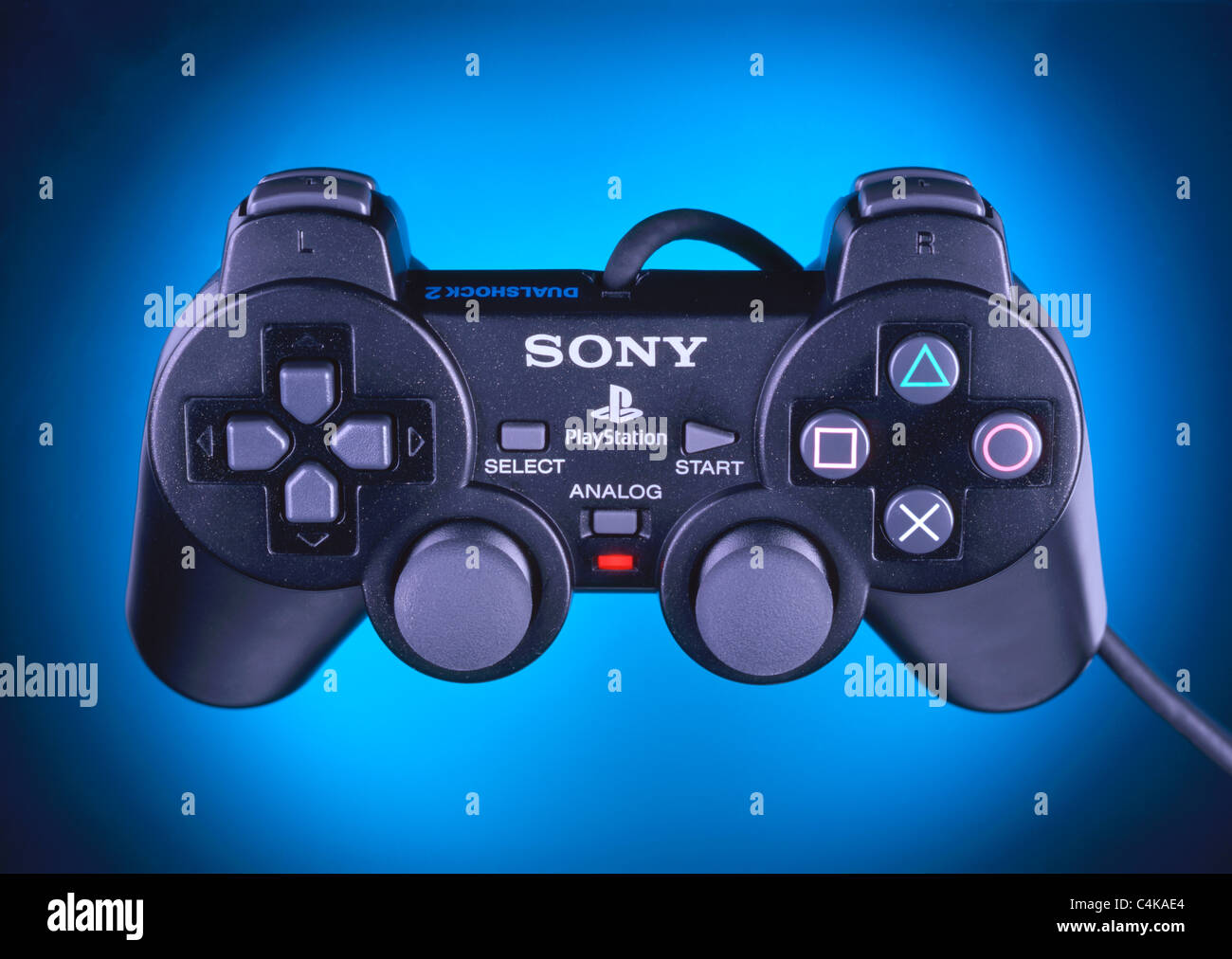 ps2 controller blue