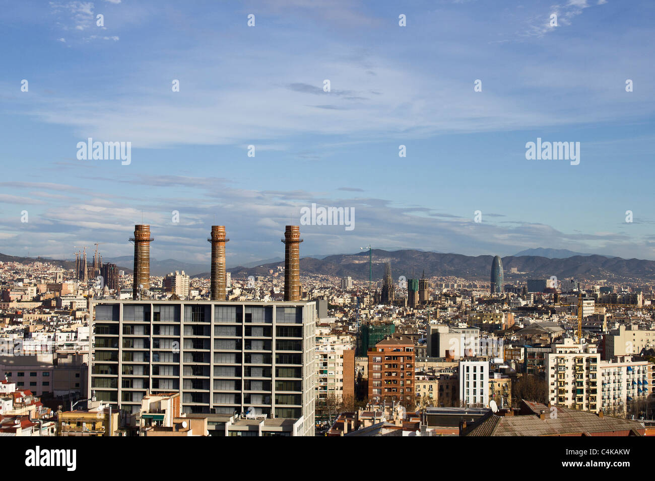 Panoramic barcelona hi-res stock photography and images - Alamy