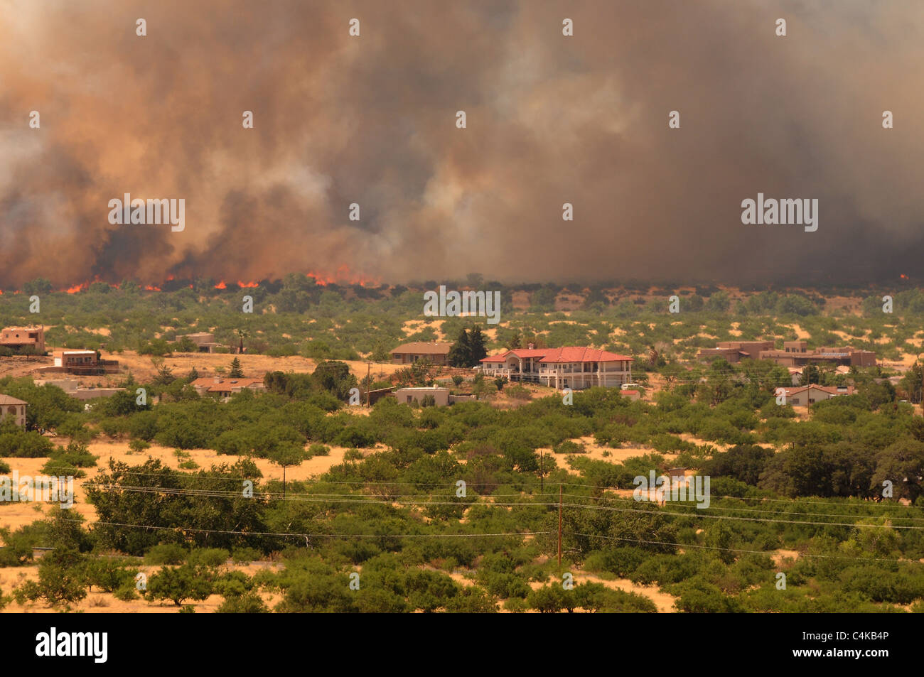 A fire that started on June 17 on Fort Huachuca in Sierra Vista