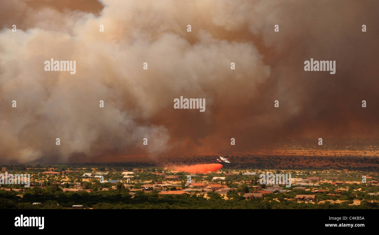 A fire that started on June 17 on Fort Huachuca in Sierra Vista
