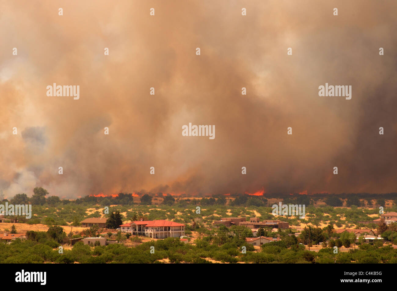 A fire that started on June 17 on Fort Huachuca in Sierra Vista
