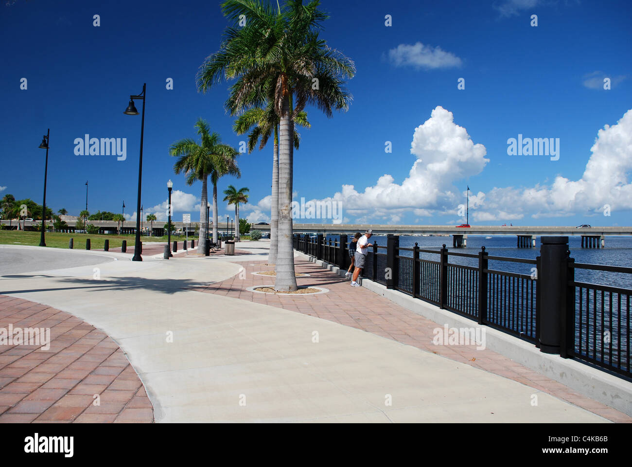 Downtown Punta Gorda, Florida, USA, waterfront Stock Photo Alamy