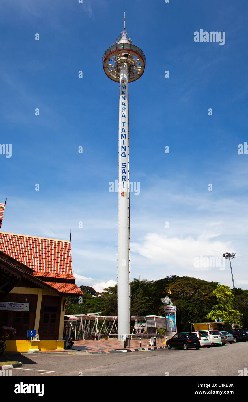 Menara Taming Sari Tower, Melaka, Malaysia Stock Photo ...