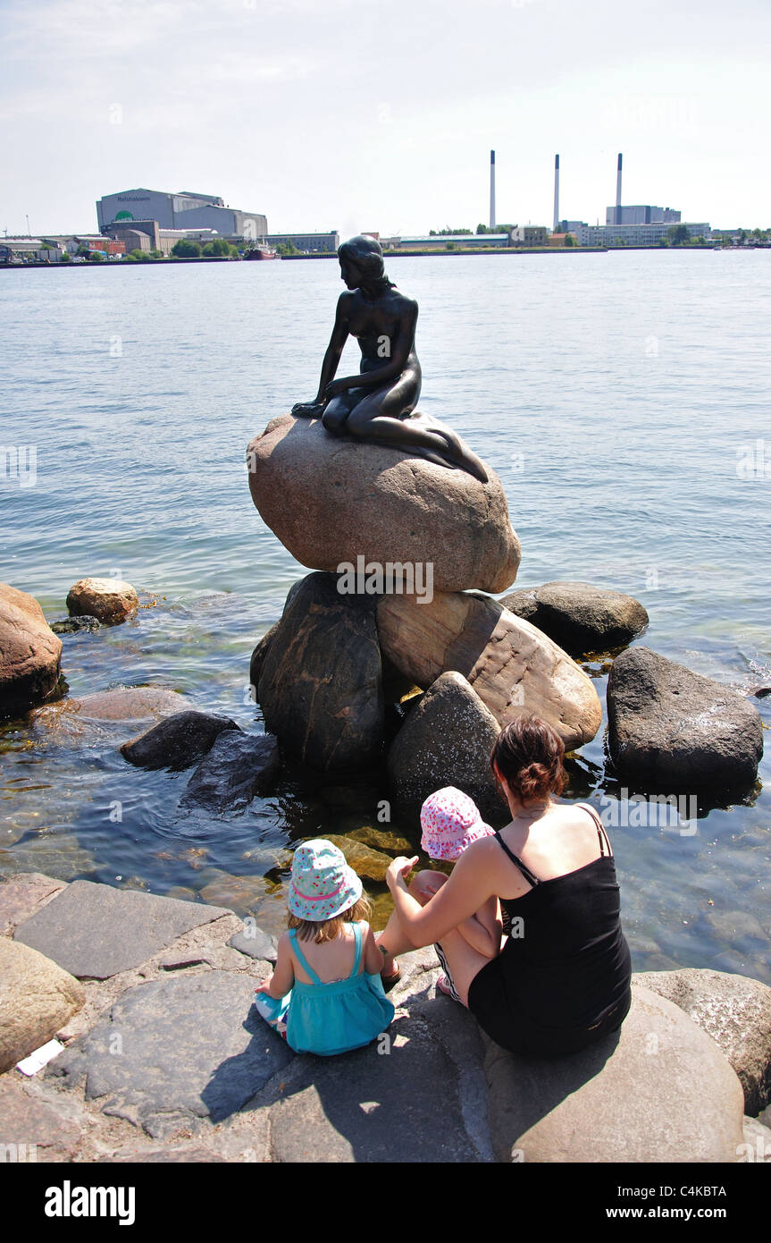 The Little Mermaid (Den Lille Havfrue) statue, Copenhagen (Kobenhavn ...