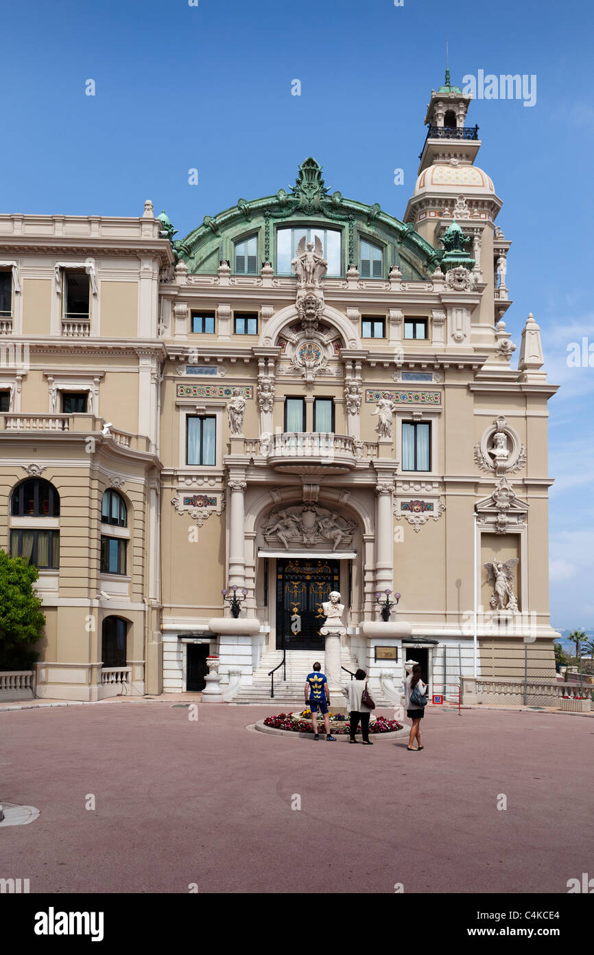 Grand Théâtre de Monte Carlo,Monaco Stock Photo