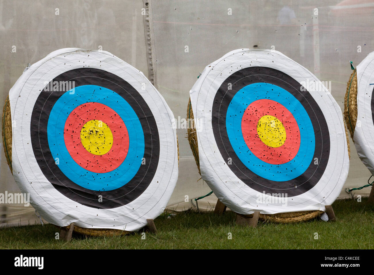 The Skill of Archery Targets and Arrows Stock Photo Alamy